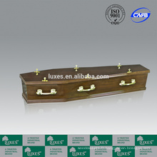 LUXES Style australien en gros bon marchés cercueils avec doublure de cercueil